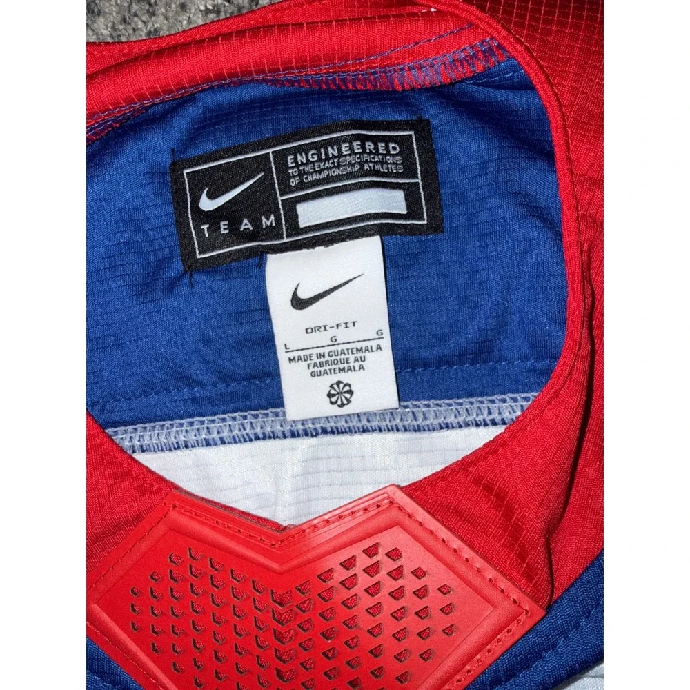 Nike Team USA Dylan Larkin 21 Hockey Jersey Mens Large White Dri-FIT NWT